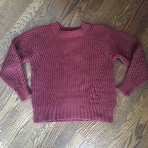 Everlane Sweater Burgundy Size S